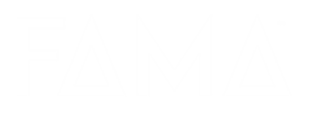 fama logo (white) png